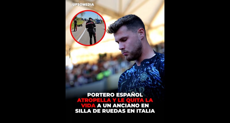 PORTERO ESPAÑOL ATROPELLA Y MATA A ANCIANO EN SILLA DE RUEDAS EN ITALIA