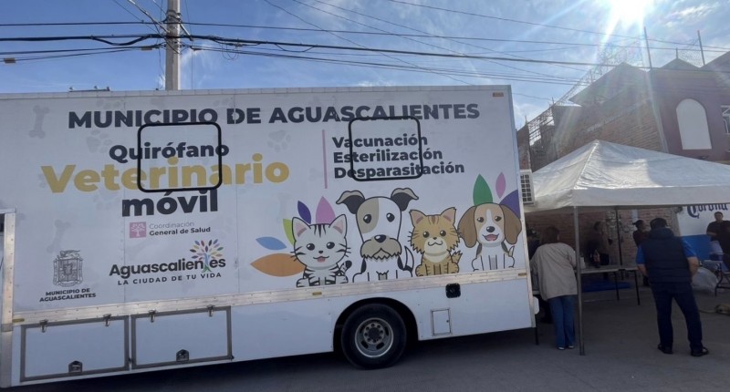 QUIRÓFANO VETERINARIO MÓVIL CIERRA 2025 CON JORNADAS EN VNSA, MIRADOR DE LAS CULTURAS Y EL MALACATE, AGS