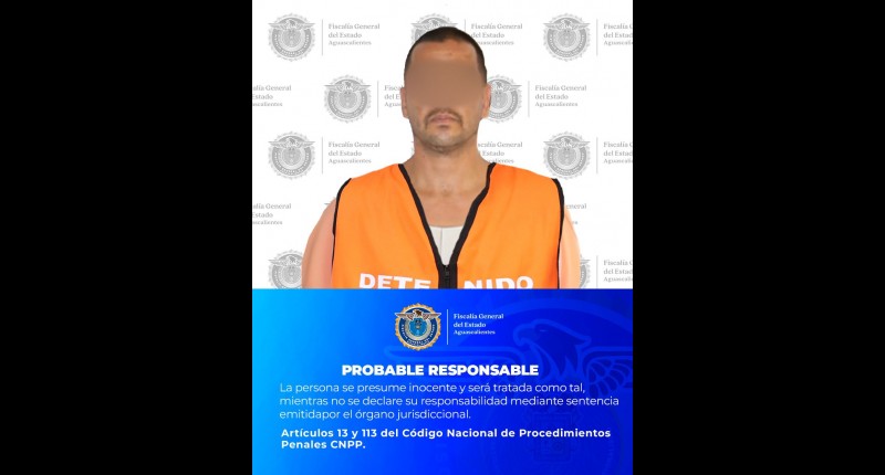 EN AGS VINCULAN N A PROCESO  A SUJETO DETENIDO CON DROGAS