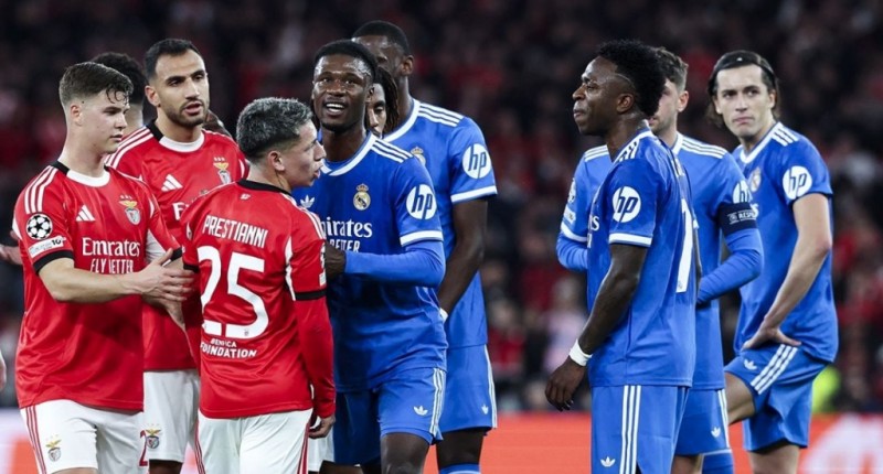 UEFA SUSPENDE A PRESTIANNI, JUGADOR ARGENTINO DEL BENFICA QUE PRESUNTAMENTE LLAMÓ `MONO` A VINÍCIUS