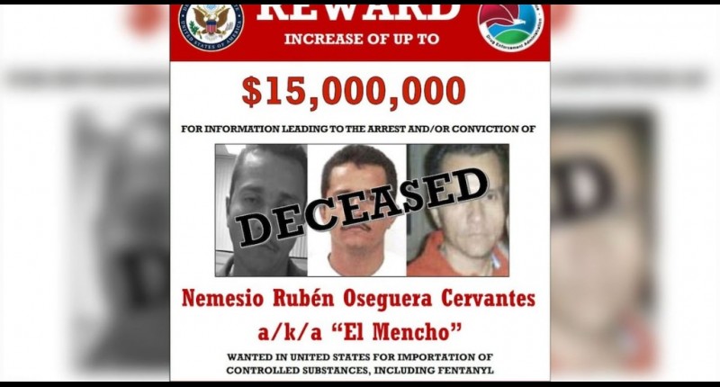 EU DECLARA MUERTO AL `MENCHO´ EN SU PROGRAMA DE RECOMPENSAS