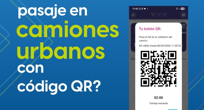 AGUASCALIENTES INNOVA: YA SE PUEDE PAGAR EL CAMIÓN CON CÓDIGO QR