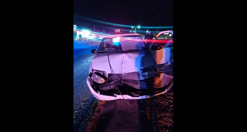 IMPRUDENTE POSTE SE LE ATRAVESÓ A EBRIO AUTOMOVILISTA EN AVENIDA TECNOLÓGICO, EN AGS