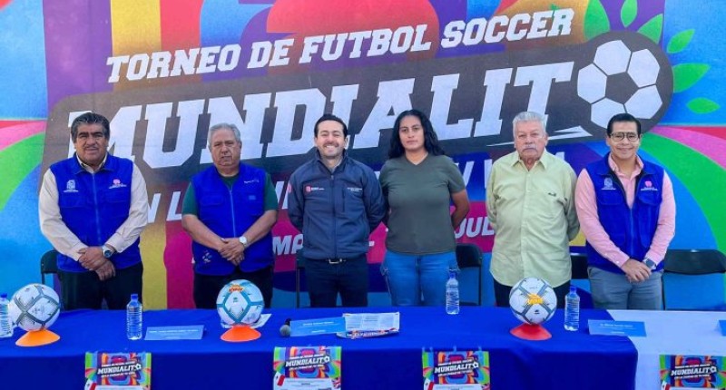 PRESENTA MUNICIPIO DE AGS CONVOCATORIA PARA EL TORNEO DE FÚTBOL «MUNDIALITO EN LA CIUDAD DE TU VIDA»