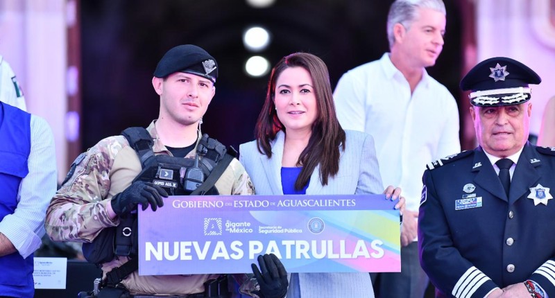 SEGURIDAD DE AGUASCALIENTES SE REFUERZA CON 114 NUEVAS PATRULLAS