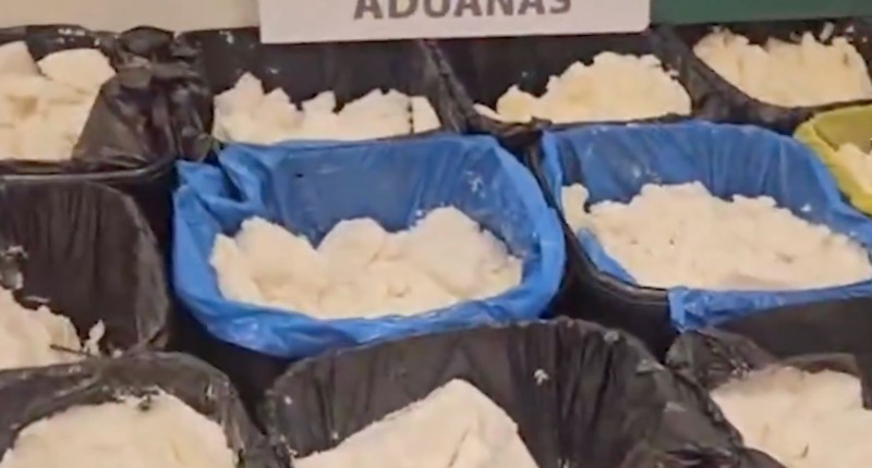 ASEGURAN EN ESPAÑA 625 KILOS DE METANFETAMINA PROCEDENTE DE MÉXICO