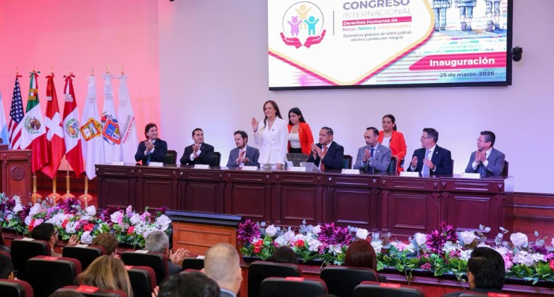 PRESIDENTA DEL STJ DE AGUASCALIENTES PARTICIPA EN CEREMONIA INAUGURAL DEL CONGRESO INTERNACIONAL SOBRE DERECHOS HUMANOS DE NIÑAS, NIÑOS Y ADOLESCENTES 