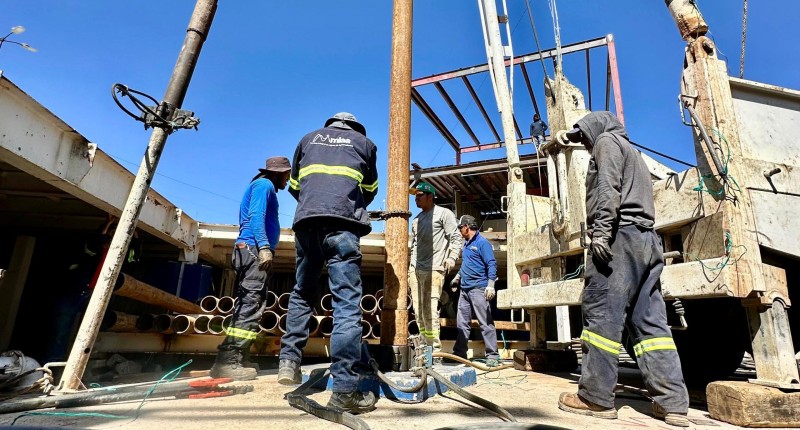 MIAA REALIZA MANIOBRA DE MANTENIMIENTO EN POZO UBICADO EN EL PERÍMETRO FERIAL