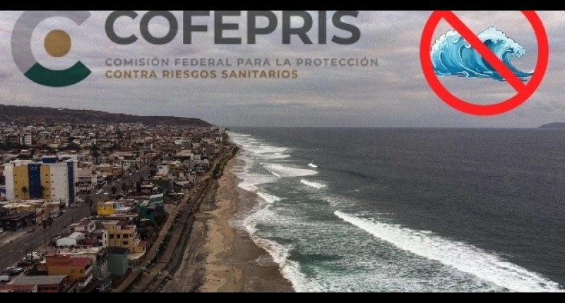 UNA PLAYA EN MÉXICO NO ES APTA PARA USO RECREATIVO ESTA SEMANA SANTA