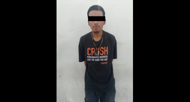 SUJETO QUE ERA BUSCADO POR ROBO FUE DETENIDO EN INFONAVIT VOLCANES, AGS  CON UN ARMA BLANCA 