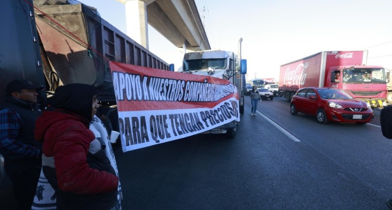 GOBIERNO FEDERAL ASEGURA QUE `NO EXISTE RAZÓN` PARA BLOQUEOS DE TRANSPORTISTAS