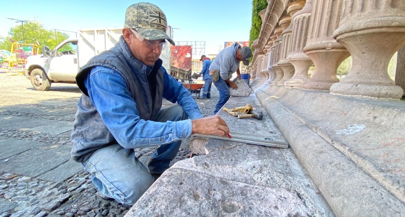 MUNICIPIO DE AGUASCALIENTES REALIZA REHABILITACIÓN INTEGRAL DEL JARDÍN DE SAN MARCOS