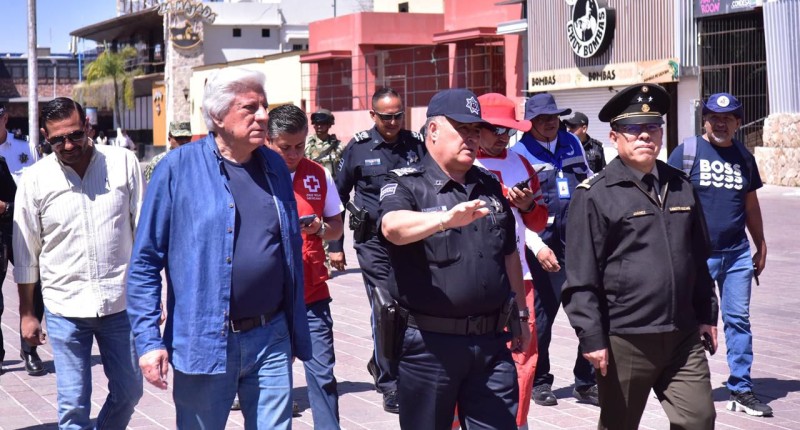 POLICÍA ESTATAL DE AGS, EJÉRCITO Y GUARDIA NACIONAL AFINAN OPERATIVO RUMBO A LA FERIA NACIONAL DE SAN MARCOS 