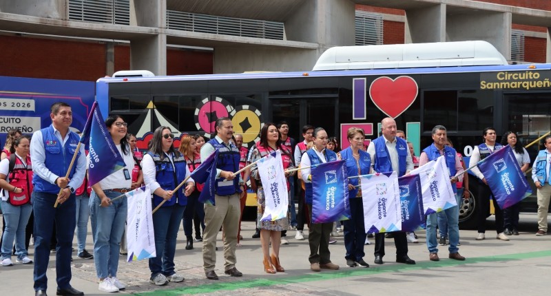 CIRCUITO SANMARQUEÑO Y TAXI SEGURO FACILITAN TRASLADOS EN LA FERIA NACIONAL DE SAN MARCOS EN AGS
