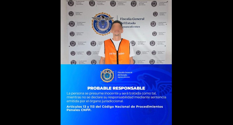 A PROCESO EN AGS SUJETO QUE AMENAZÓ CON UN CUCHILLO A UNA MUJER