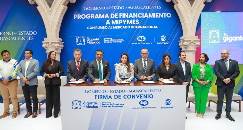 GOBERNADORA DE AGS, TERE JIMÉNEZ, ANUNCIA PROGRAMA PARA FORTALECER A MIPYMES Y SU EXPANSIÓN INTERNACIONAL