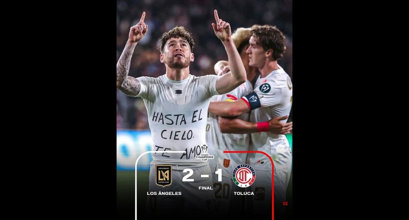 LOS ANGELES FC GANA A TOLUCA EN JUEGO DE IDA DE LA SEMIFINAL DE CONCACHAMPIONS