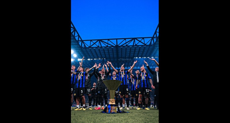 LUEGO DE 37 AÑOS, EL INTER DE MILÁN SE CORONA CAMPEÓN DE ITALIA JUGANDO COMO LOCAL