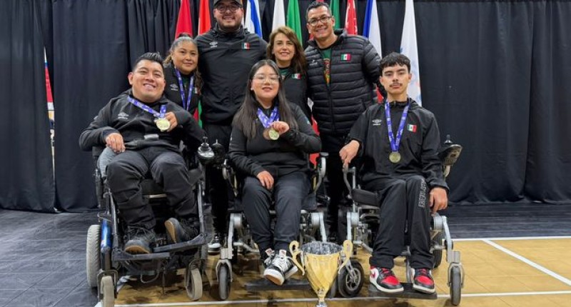 SELECCIÓN MEXICANA DE BOCCIA CONSIGUE COSECHA HISTÓRICA DE MEDALLAS EN MUNDIAL DE MONTREAL