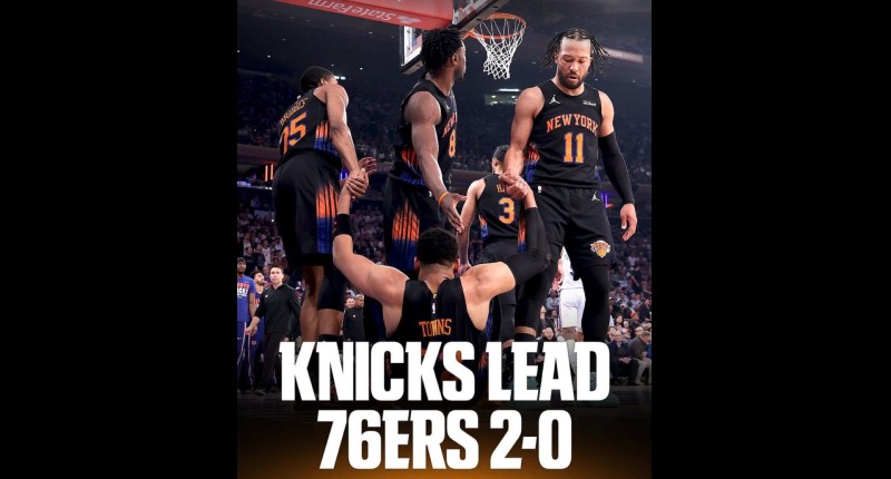KNICKS GANAN A SIXERS Y PONEN LAS SEMIFINAL 2-0