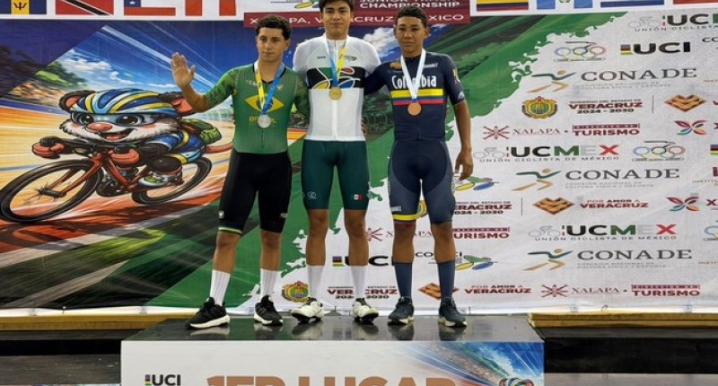 OCHO MEDALLAS PARA MÉXICO EN PANAMERICANO JUNIOR DE CICLISMO DE PISTA