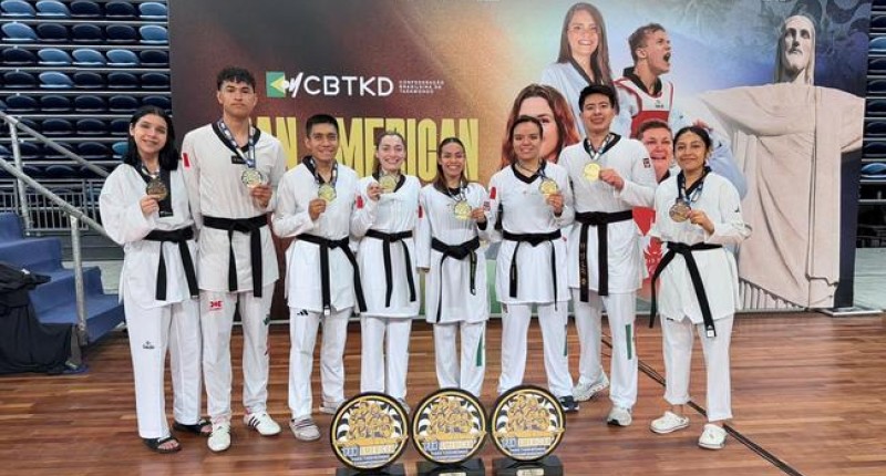 SELECCIÓN MEXICANA DE PARA TAEKWONDO COSECHA OCHO MEDALLAS EN PANAMERICANO 2026