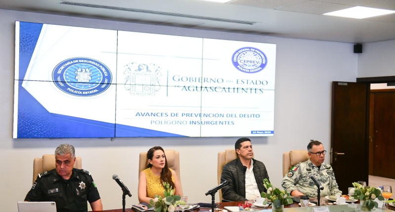 EN LA MESA DE COORDINACIÓN PARA LA CONSTRUCCIÓN DE LA PAZ DE AGS EVALÚAN POSITIVAMENTE EL OPERATIVO « FERIA SEGURA 2026»