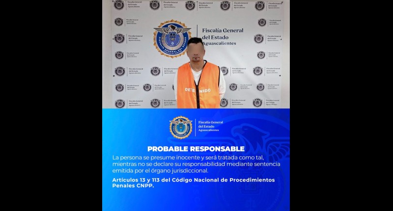 A PROCESO SUJETO QUE ROBO UNA JOYERÍA EN LA PLAZA DE LA TECNOLOGÍA, EN AGS