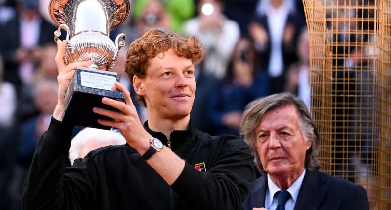 JANNIK SINNER Y ELINA SVITOLINA CAMPEONES DE TORNEO DE ROMA