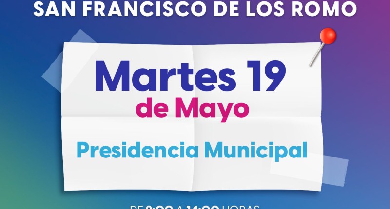 ESTE MARTES HABRÁ BRIGADA DE EMPLEO EN SAN FRANCISCO DE LOS ROMO,  AGS