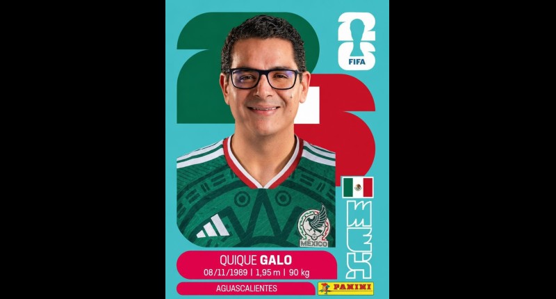 QUIQUE GALO SE SUBE AL TREND DEL ÁLBUM DEL MUNDIAL