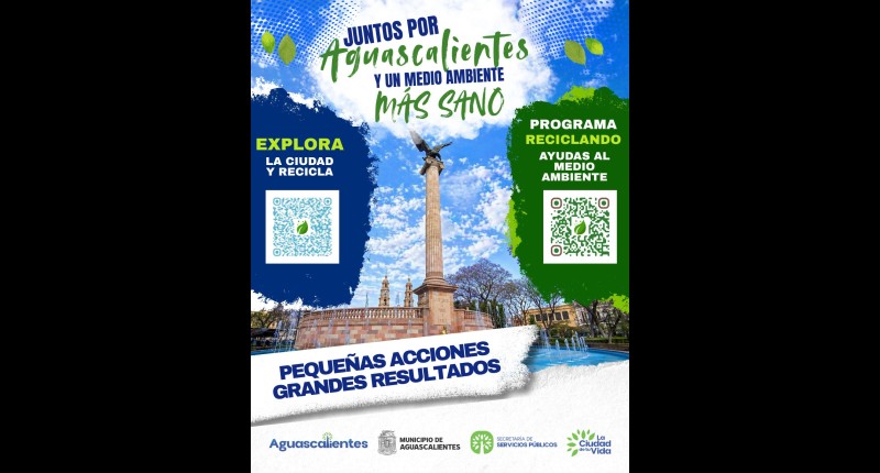IMPULSA MUNICIPIO DE AGS PARTICIPACIÓN CIUDADANA A TRAVÉS DEL PROGRAMA `RECICLANDO AYUDAS AL MEDIO AMBIENTE´