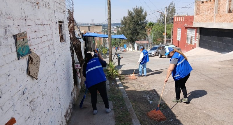 MUNICIPIO DE AGUASCALIENTES LLEVÓ A CABO UN MEGA OPERATIVO DE LIMPIEZA AL ORIENTE DE LA CIUDAD