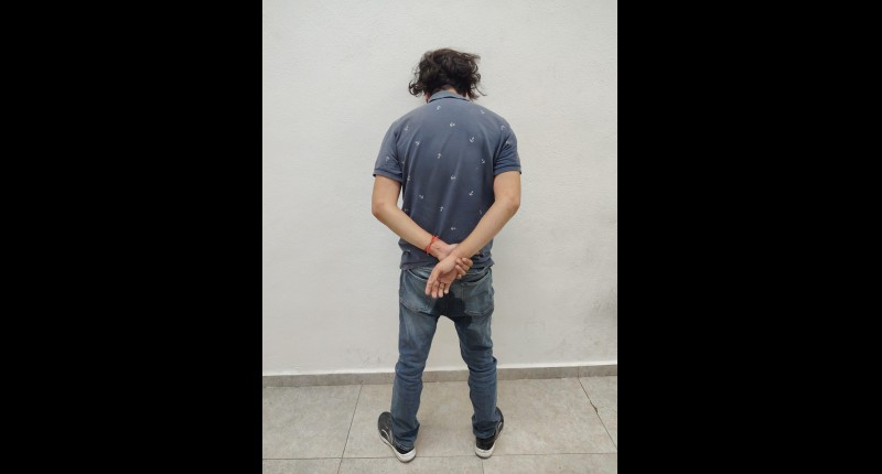 GOLPEÓ A SU ESPOSA Y FUE DETENIDO EN EL FRACCIONAMIENTO LUNARIA, EN AGS  