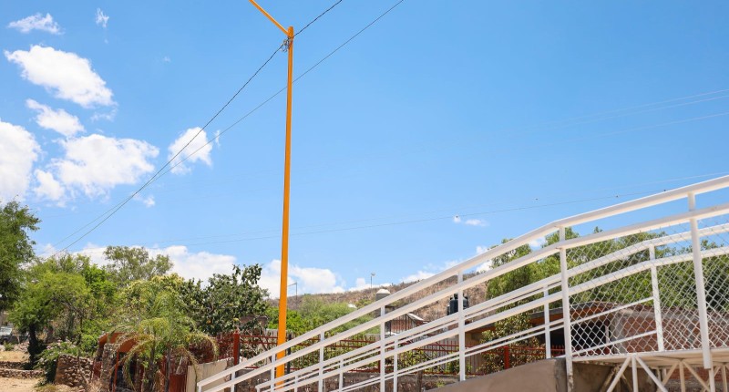 INAUGURAN PUENTE PEATONAL EN COMUNIDAD EL TEMAZCAL, CALVILLO