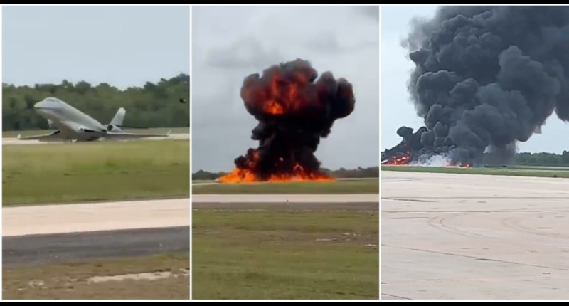 AVIÓN PRIVADO QUE IBA A RECOGER AL PELOTERO, YADIER MOLINA, SE ESTRELLA EN REPÚBLICA DOMINICANA; REPORTAN DOS MUERTOS | VIDEO