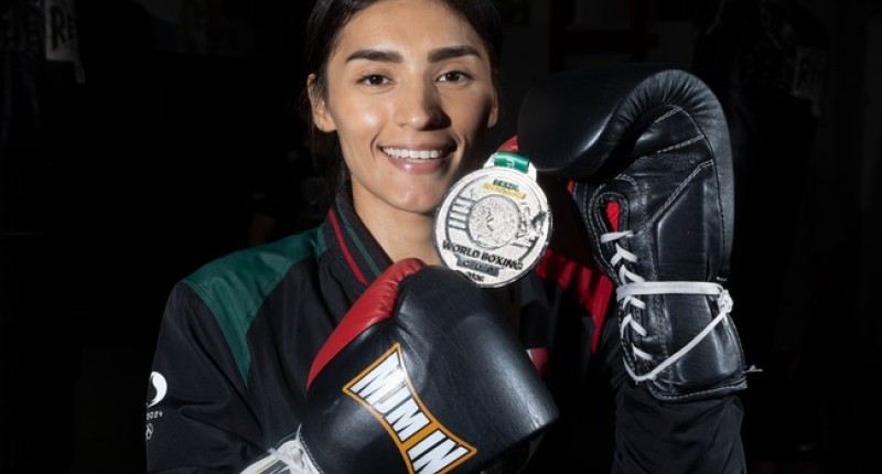 MEXICANA FÁTIMA HERRERA CONQUISTA PLATA EN COPA MUNDIAL DE BOXEO EN BRASIL