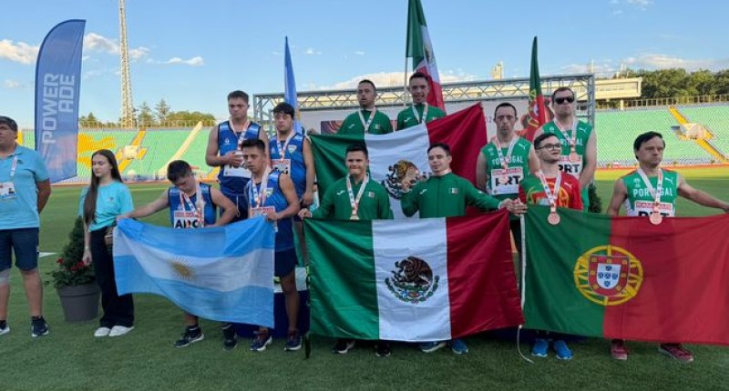 LLUVIA DE MEDALLAS PARA MÉXICO EN ARRANQUE DE LOS MUNDIALES DE SÍNDROME DE DOWN EN BULGARIA