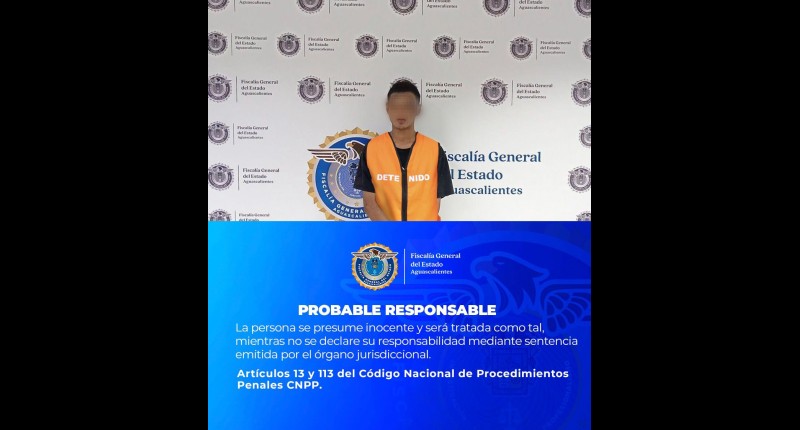 VINCULAN A PROCESO EN AGS A IMPUTADO POR ROBO DE 43 MIL PESOS EN EFECTIVO DE U  DOMICILIO 