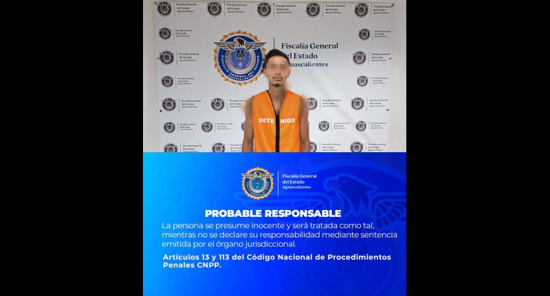 A PROCESO SUJETO QUE AGREDIÓ CON UN PUÑAL A POLICÍAS DE AGS Y LOS AMENAZÓ 