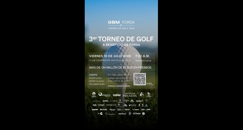 VIDEO| TORNEO DE GOLF FORZA PARA BECAR ESTUDIOS DE  SACERDOTES MEXICANOS EN ROMA