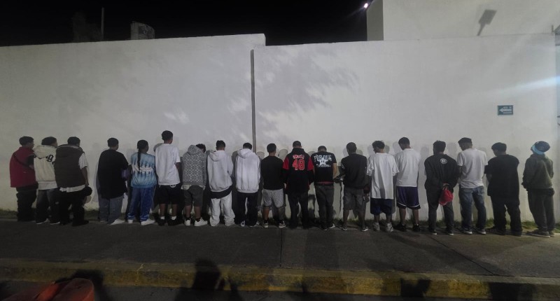 EN AGS 19 DETENIDOS EN LAS ÚLTIMAS HORAS  EN OPERATIVO ANTIPANDILLAS