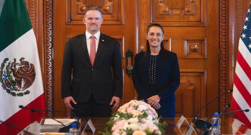 `AVANZAMOS EN LA REVISIÓN DEL T-MEC´, DICE SHEINBAUM TRAS REUNIÓN CON JAMIESON GREER, REPRESENTANTE COMERCIAL DE EE.UU.