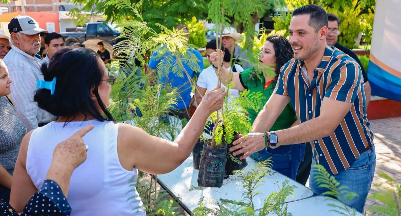 ENTREGA MUNICIPIO DE CALVILLO ÁRBOLES PARA REFORESTACIÓN EN LA COMUNIDAD DE OJOCALIENTE