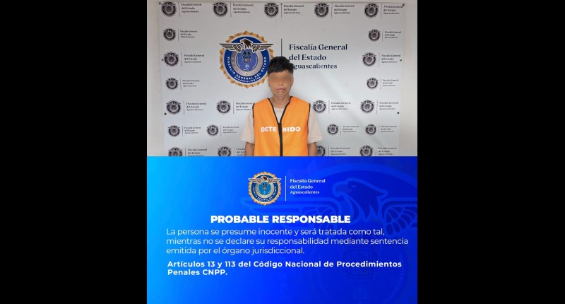 A PROCESO EL SUJETO QUE SE METIÓ A UN DOMICILIO EN VALLE DE LOS CACTUS , EN AGS Y VIOLENTÓ SEXUALMENTE A UNA JOVENCITA QUE ESTABA DORMIDA EN SU HABITACIÓN 