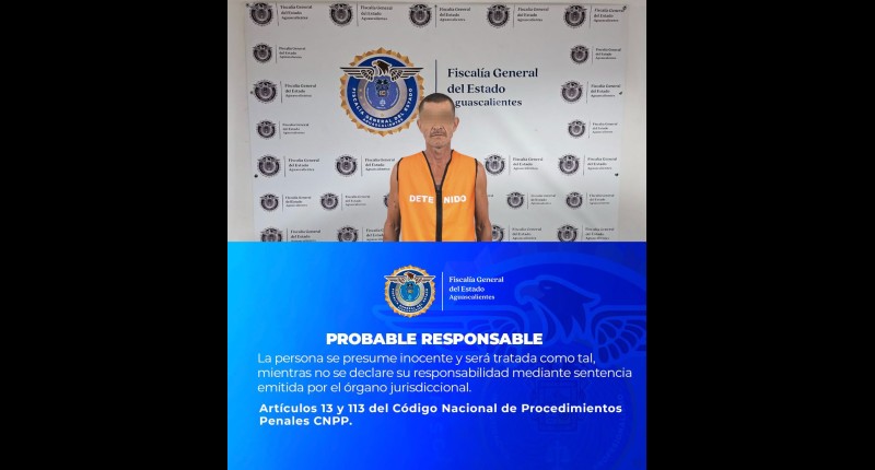 AGENCIA ESTATAL DE INVESTIGACIÓN CRIMINAL DETIENE A PRESUNTO NARCOMENUDISTA QUE OPERABA EN JESÚS MARÍA, AGS