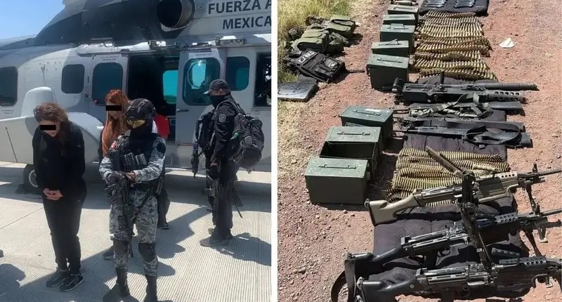 ¿QUÉ INCAUTARON TRAS LA CAPTURA DE LA HIJA Y PAREJA DEL TÍO LAKO EN MICHOACÁN?