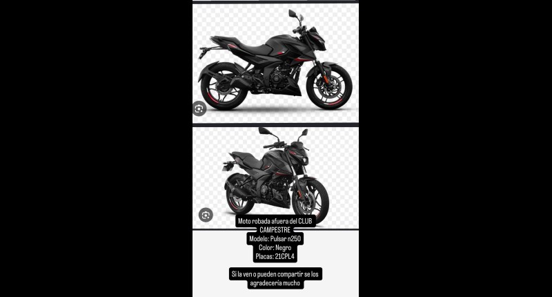 ROBAN MOTOCICLETA EN EL CAMPESTRE, AGUASCALIENTES