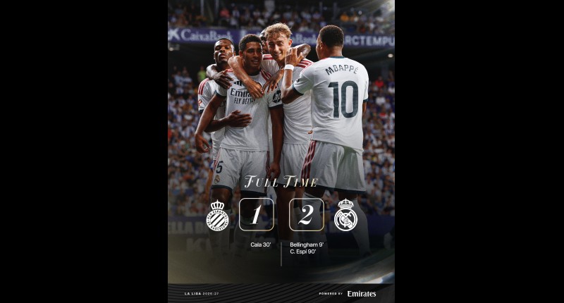 ÉPICO DEBUT DEL REAL MADRID: CARLOS ESPÍ DA LA VICTORIA AL MINUTO 90 EN EL REGRESO DE MOURINHO