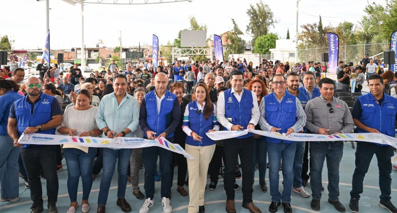 MÁS ESPACIOS PARA LAS FAMILIAS DEL ORIENTE DE LA CD DE AGS; TERE JIMÉNEZ ENTREGA CANCHA EN GUADALUPE PERALTA